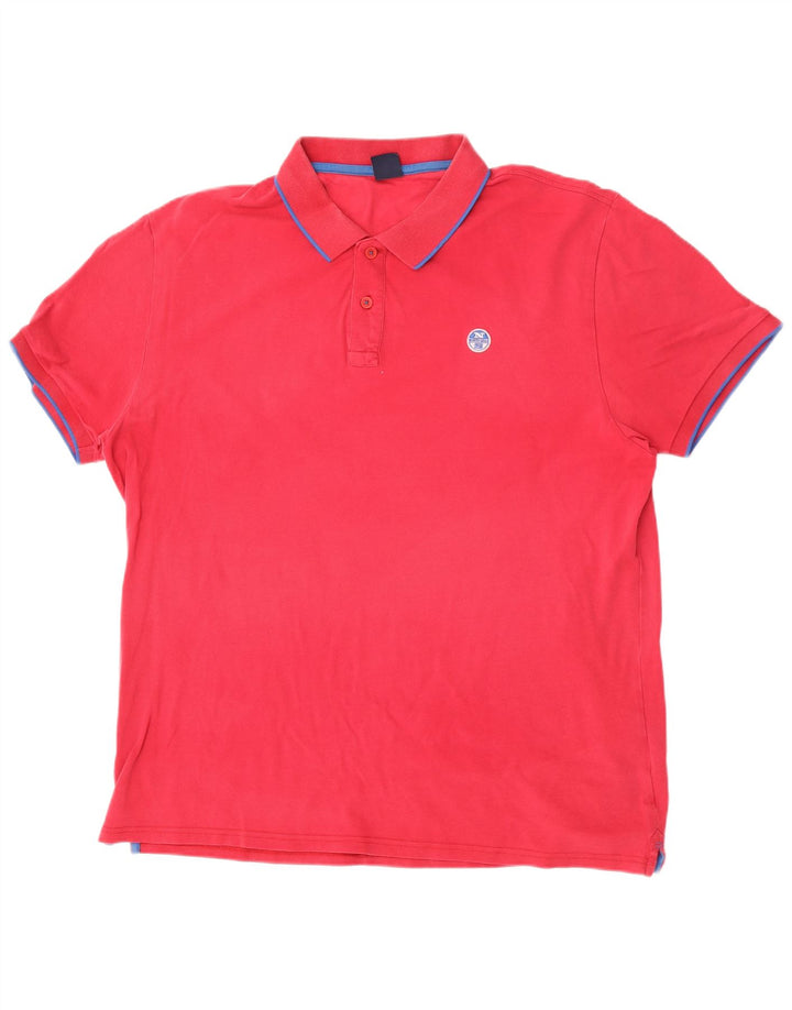 Camisa polo masculina North Sails 2XL algodão rosa