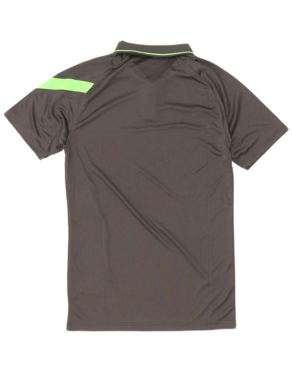 Camisa polo masculina Nike Dri Fit pequena cinza colorblock poliéster