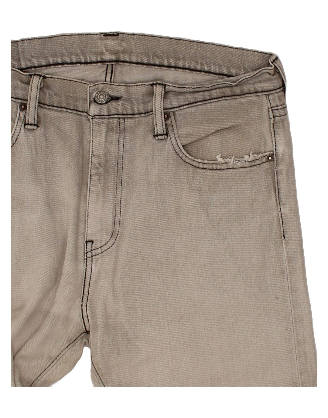 LEVI'S Mens Skinny Jeans W33 L32  Grey Cotton Vintage Levi's and Second-Hand Levi's from Messina Hembry 