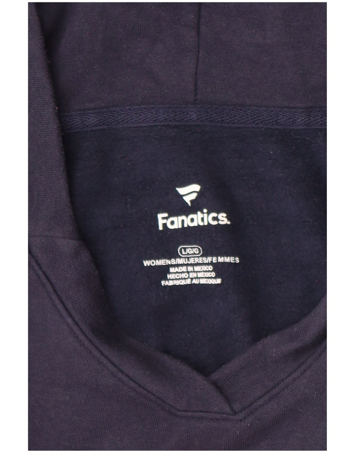 FANATICS Suéter feminino com capuz gráfico Chicago Bears Reino Unido 16 grande azul marinho