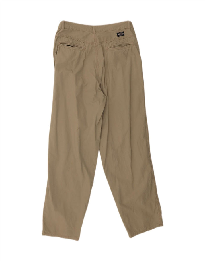 DOCKERS Calça masculina reta casual W33 L32 algodão bege