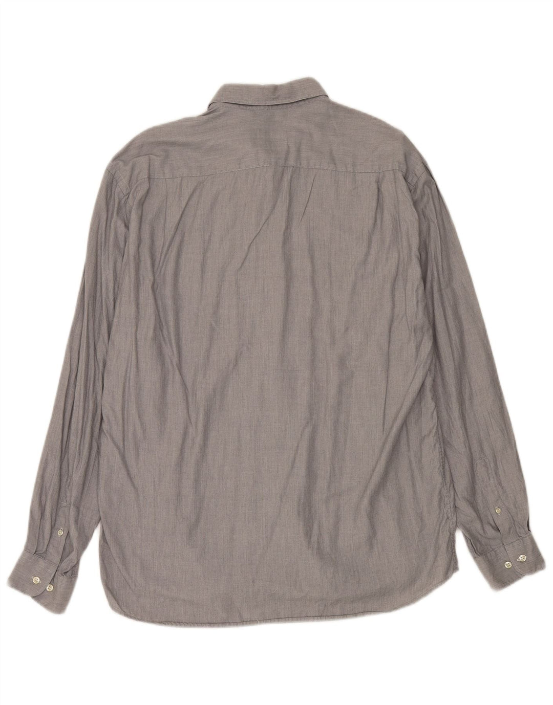 Camisa masculina Massimo Dutti tamanho 44 XL algodão cinza