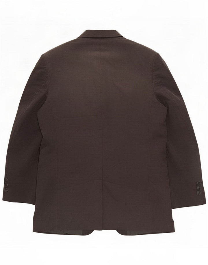 Jaqueta Blazer masculina de 2 botões Marks & Spencer UK 42 XL Poliéster cinza