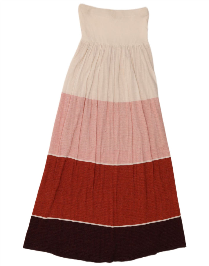Patrizia Pepe Vestido sem alças feminino tamanho único listrado multicolorido