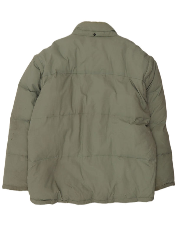 Jaqueta acolchoada masculina The North Face UK 44 2XL poliamida verde