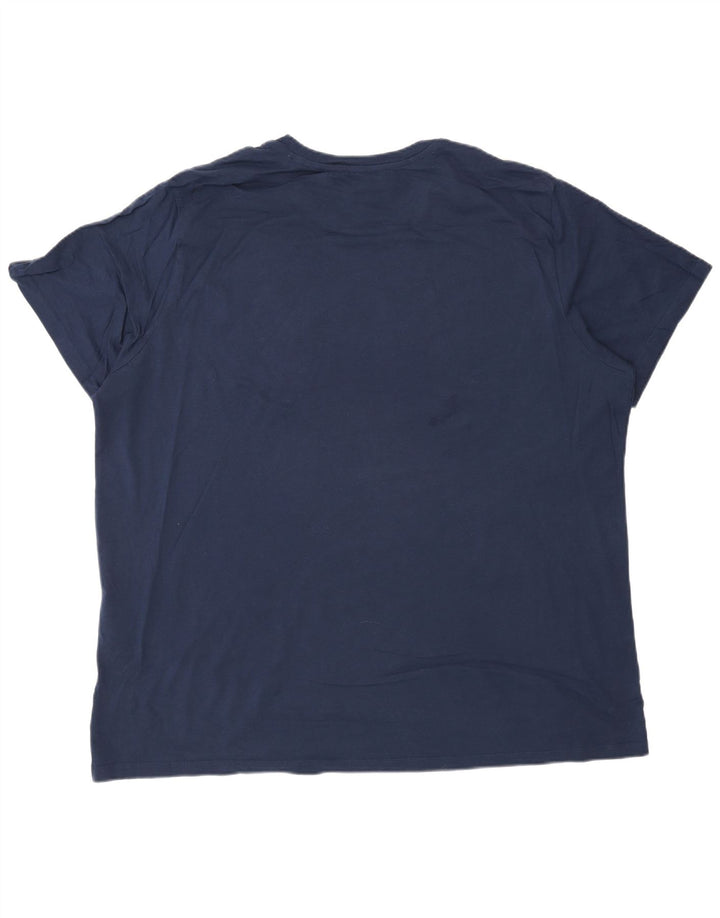 Camiseta gráfica masculina Levi's Top 2XL algodão azul marinho