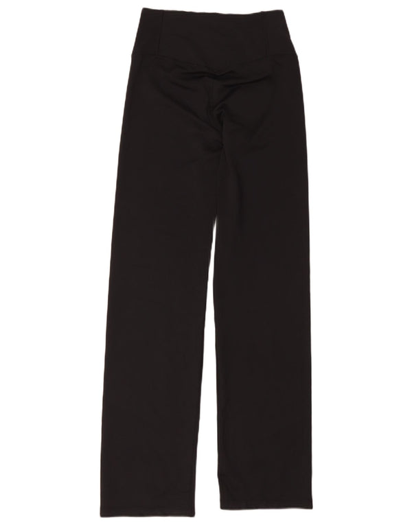 Nike Womens Dri Fit Calças de treino UK 12 Medium Black