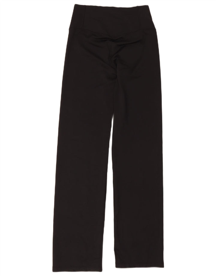 Nike Womens Dri Fit Calças de treino UK 12 Medium Black
