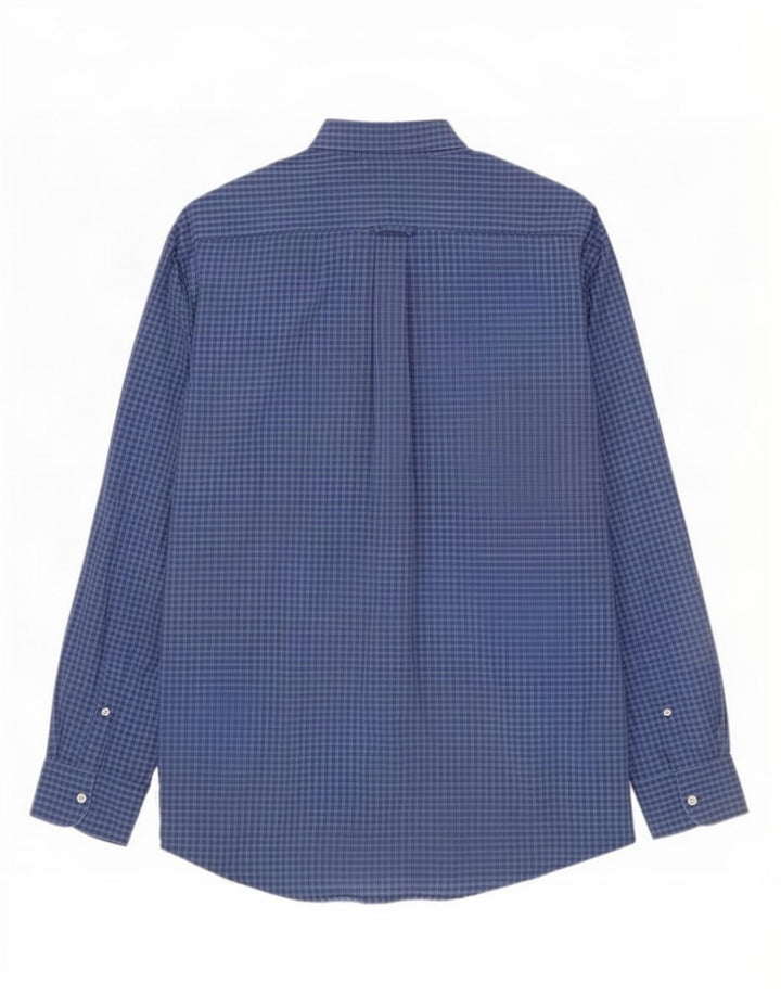 Camisa masculina Gant XL azul xadrez algodão