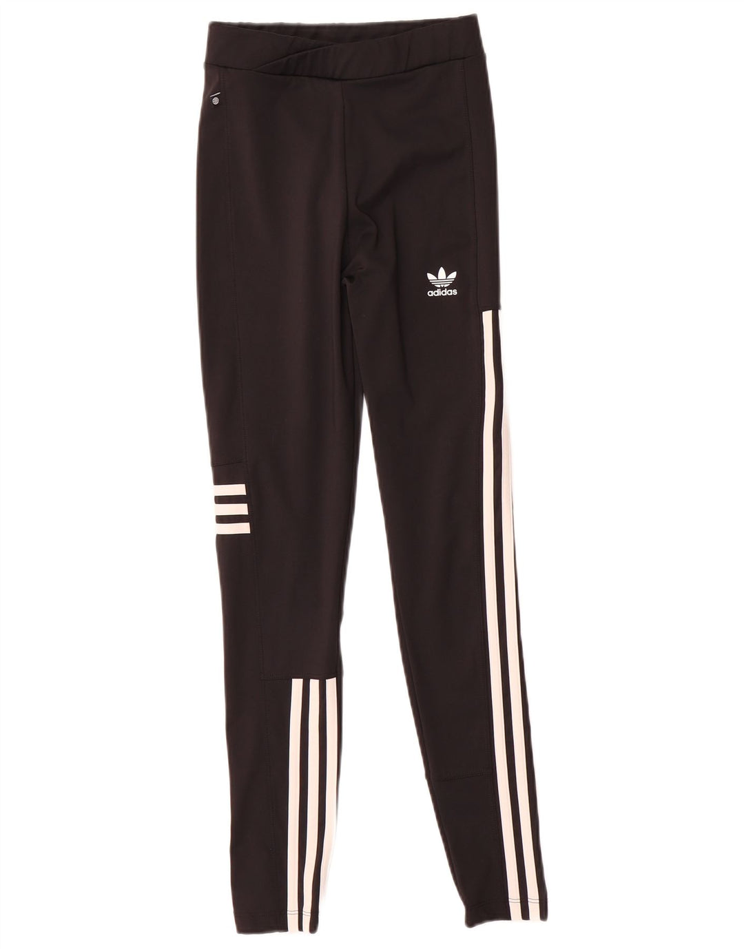 Leggings Adidas Mulher UK 4/6 XS Poliéster Preto
