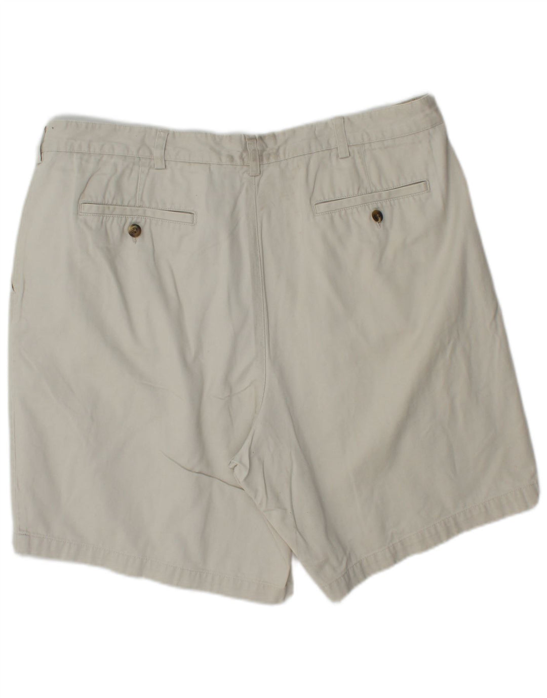 EDDIE BAUER Masculino Pegged Chino Shorts W40 XL Algodão Branco