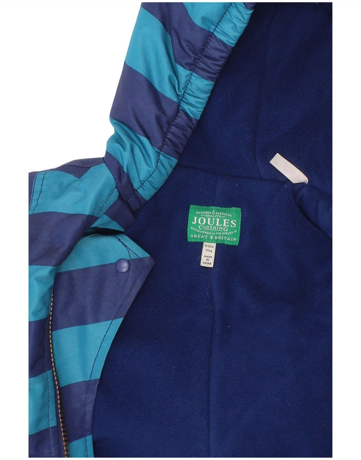 Macacão Joules para bebês meninos 9-12 meses poliéster listrado azul inverno