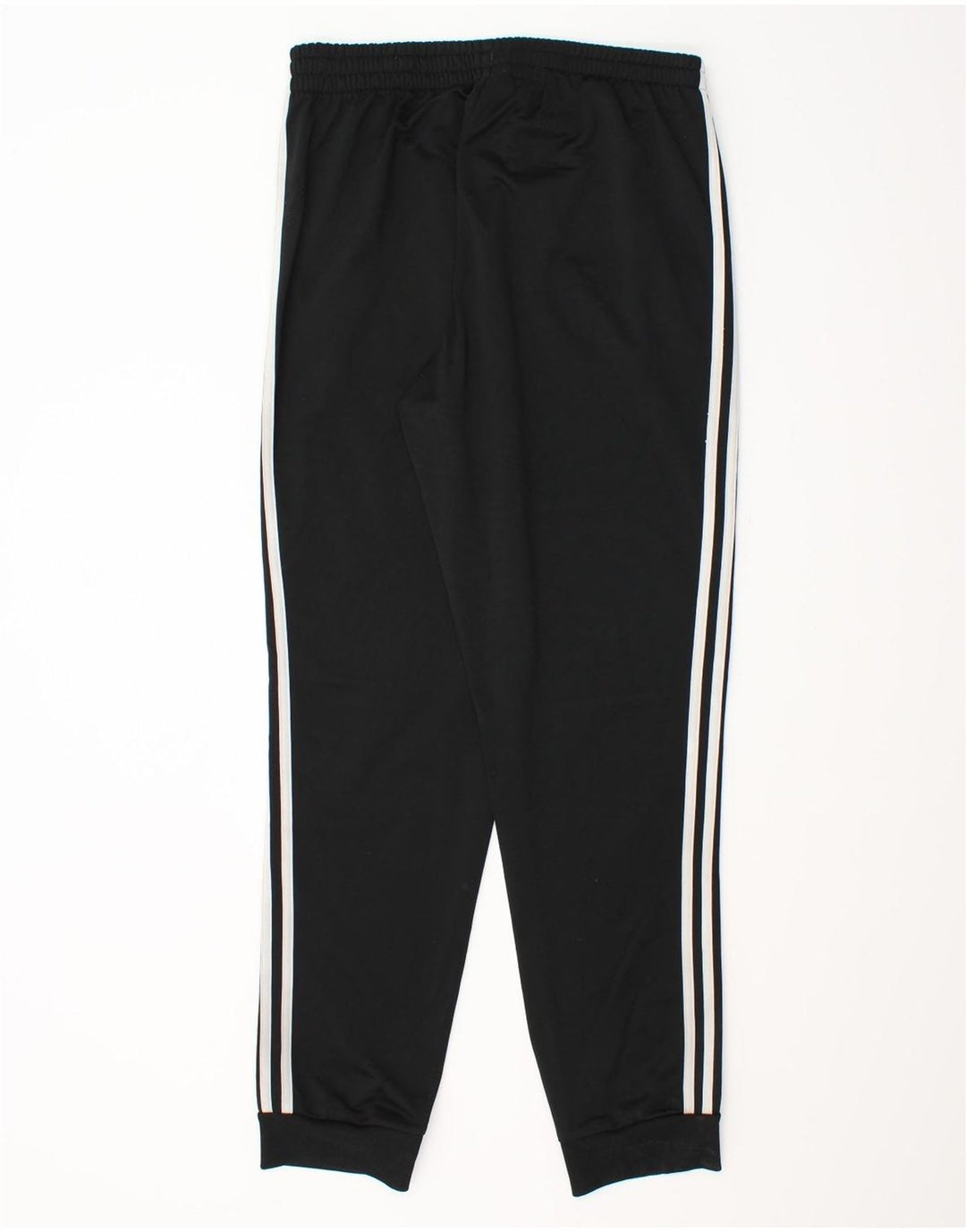 Calça de treino masculina Adidas Joggers UK 42/44 grande poliéster preto