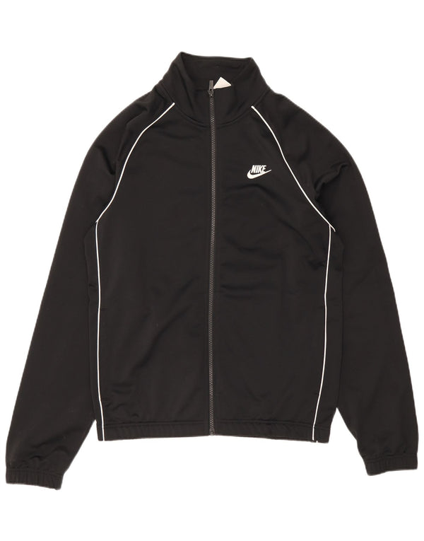 Nike Mens Treino Top Jacket Pequeno Poliéster Preto