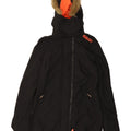 Jaqueta Parka Masculina SUPERDRY com Capuz Reino Unido 36 Pequena Nylon Preta
