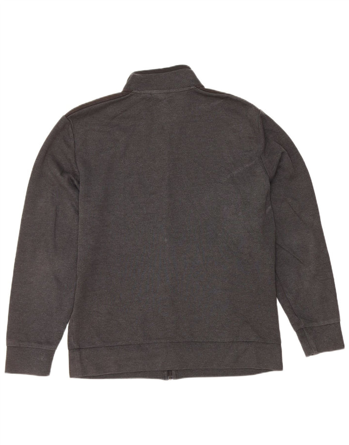 Calvin Klein Jaqueta masculina de agasalho cinza médio algodão colorblock