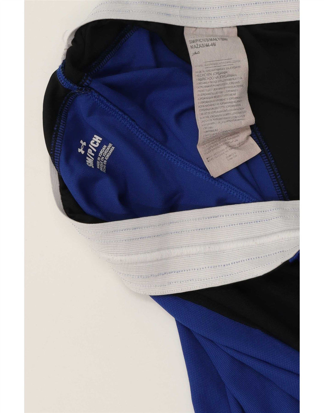 Under Armour Mens Sport Shorts Pequeno Poliéster Azul Colorblock
