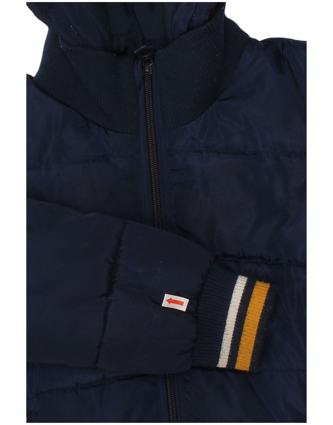 Jaqueta acolchoada com capuz gráfico Levi's Boys 7-8 anos azul marinho poliéster