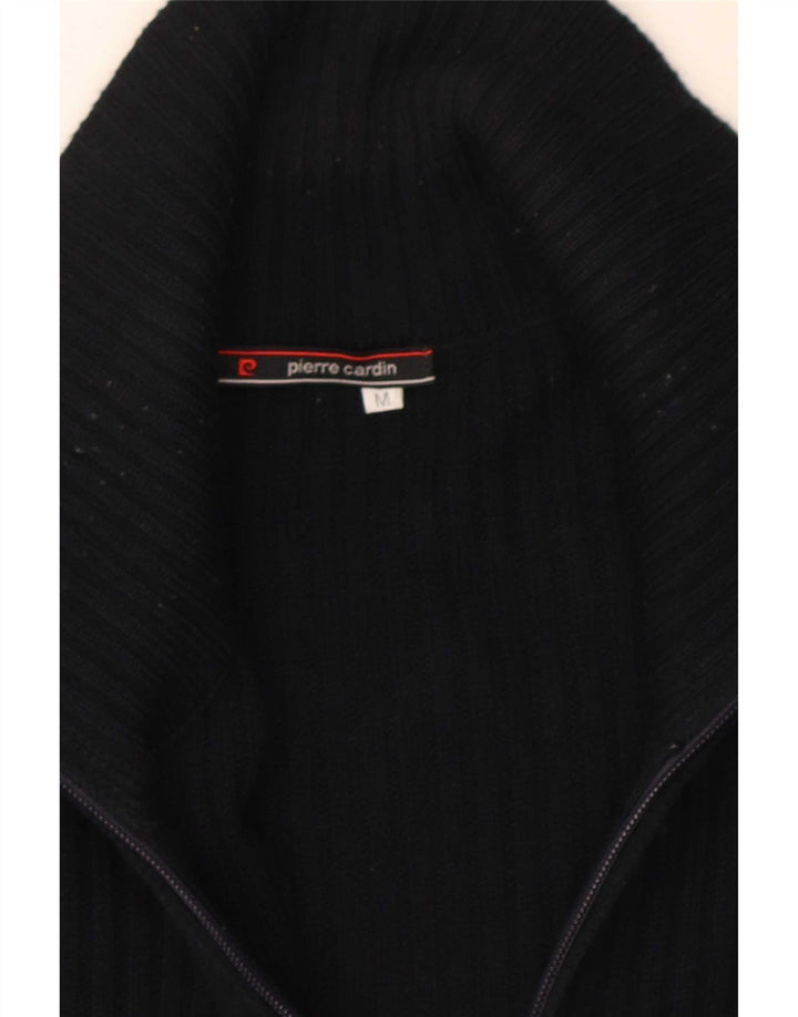 Suéter cardigã masculino Pierre Cardin médio azul marinho