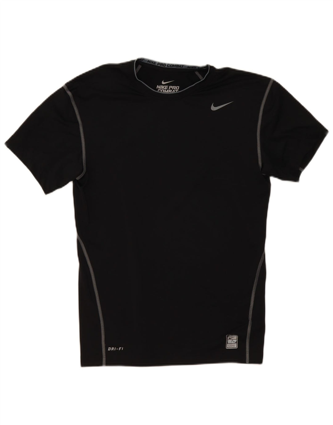 Camiseta de compressão masculina Nike Top XL poliéster preto