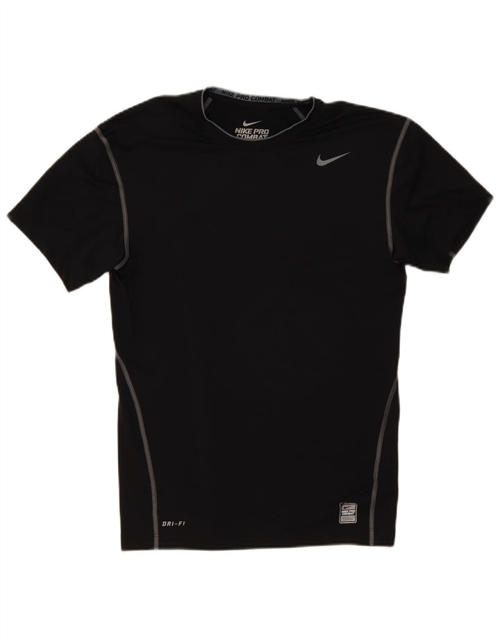 Camiseta de compressão masculina Nike Top XL poliéster preto