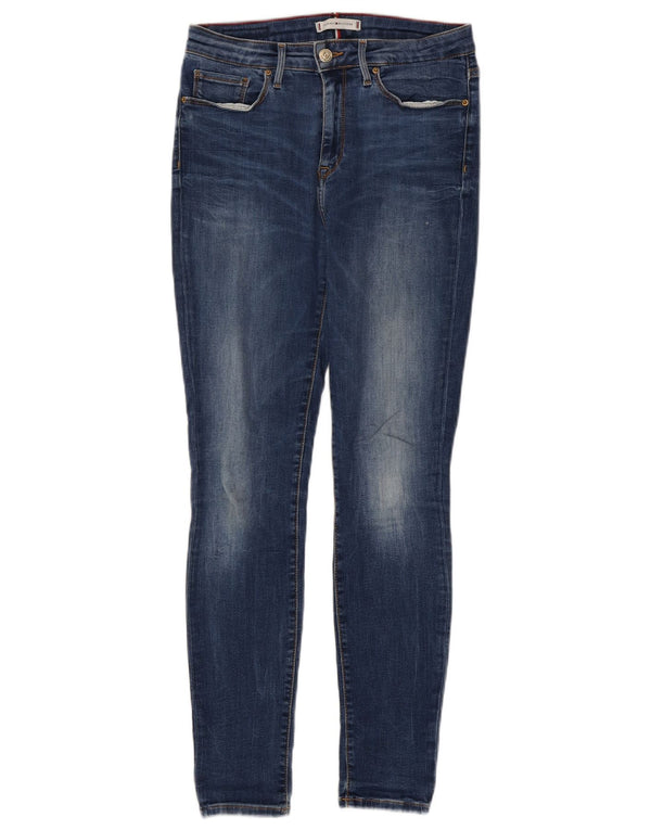 Tommy Hilfiger Feminino Como Skinny Jeans W27 L28 Azul Algodão
