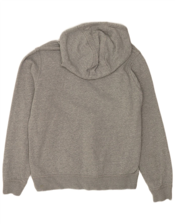 Jumper com capuz masculino Nike grande algodão manchado cinza