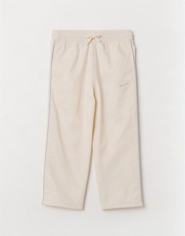 Calça de treino Nike Boys Capri 11-12 anos médio algodão branco