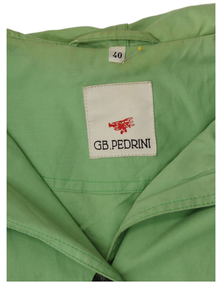 GB.PEDRINI Jaqueta utilitária feminina com capuz grande IT 40 Small Verde