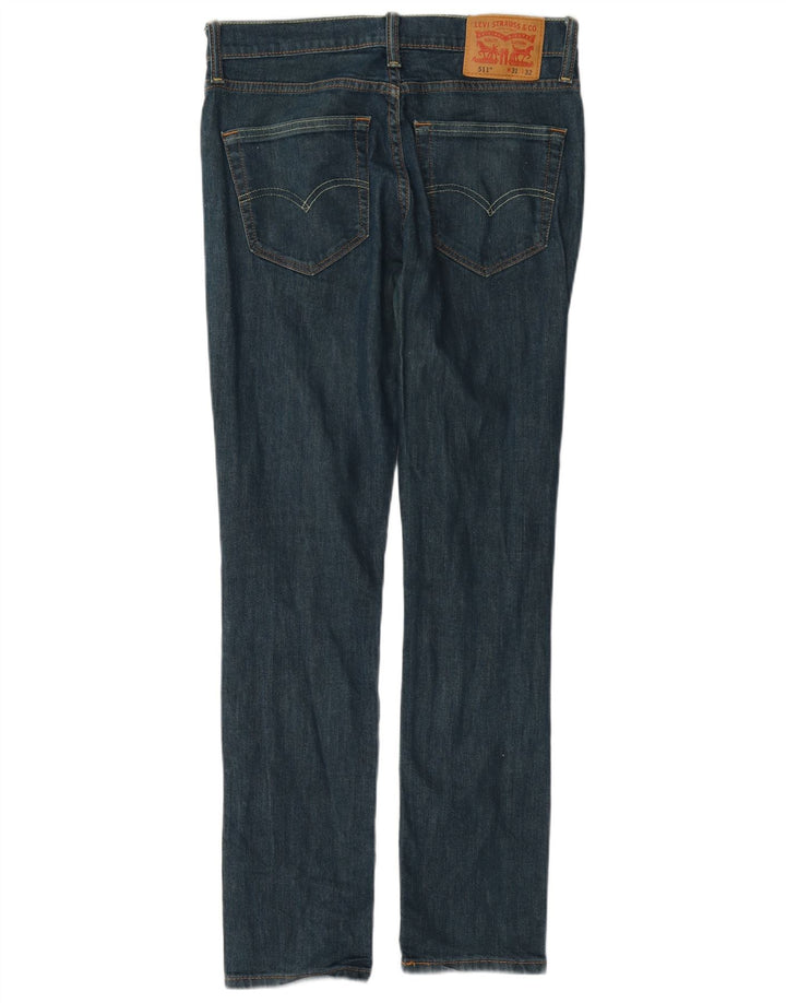 Calça Jeans Levis 511 Slim Masculina W31 L32 Azul Algodão