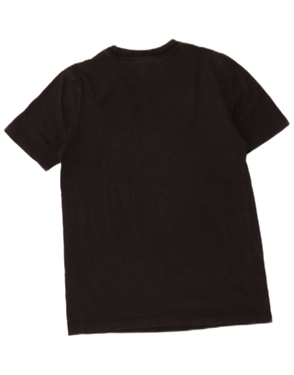 Camiseta Adidas Feminina Graphic Top UK 10 Pequena Algodão Preto