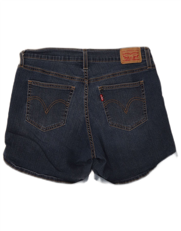 Shorts jeans feminino Levi's W30 algodão azul médio
