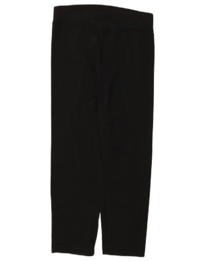 Leggings Nike Capri Femininas UK 8/10 Pequenas Poliéster Pretas