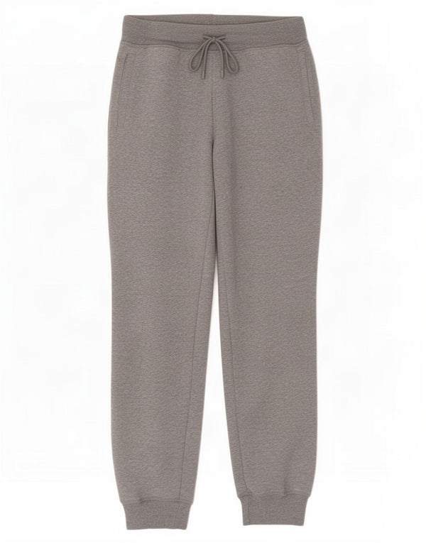 Adidas Womens Climalite Calças de treino Joggers UK 8/10 Small Grey