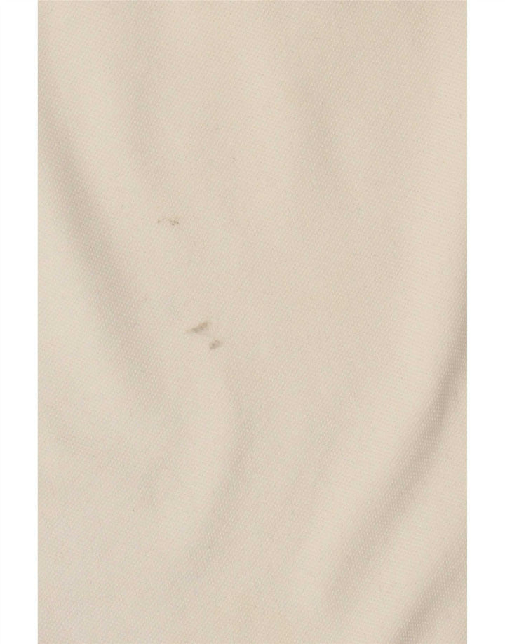 Camisa polo masculina Fred Perry grande algodão branco