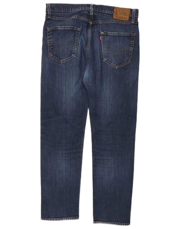 Calça jeans masculina Levi's 502 Tapered W34 L29 azul marinho algodão