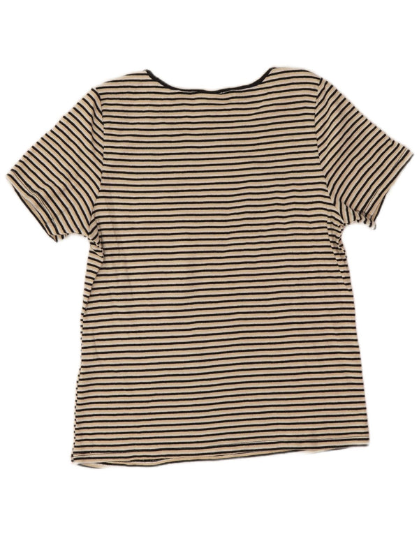 Camiseta feminina Levi's UK 18 XL listrada multicolorida
