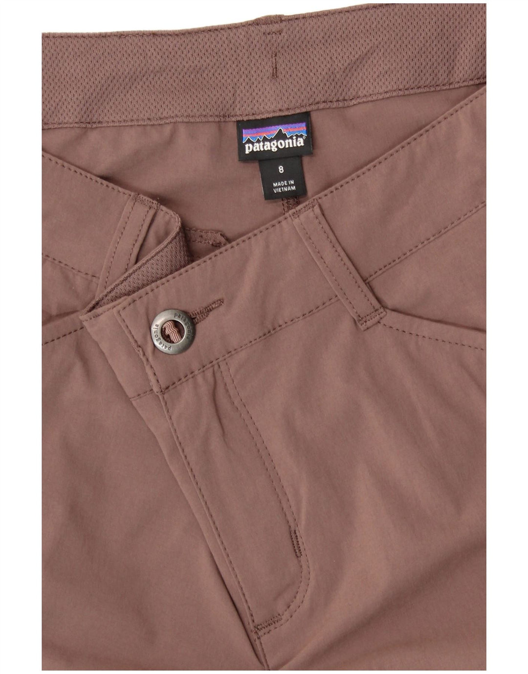 Calça Cargo Feminina Patagonia US 8 Médio W30 L29 Marrom Poliamida