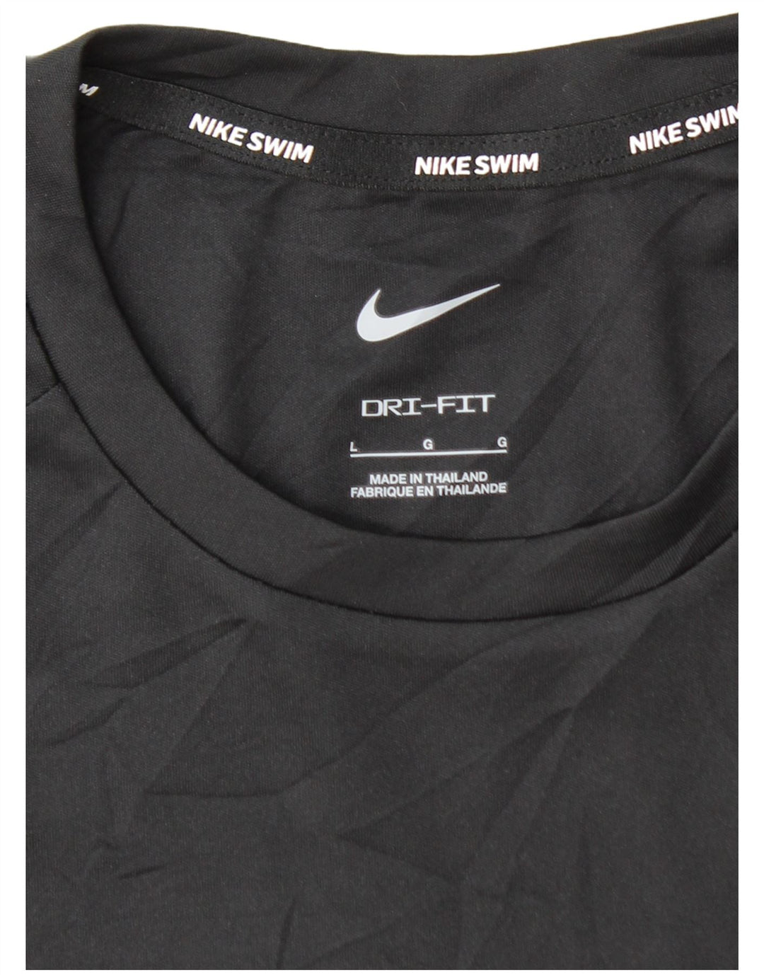 NIKE Masculino Dri Fit Top Manga Longa Grande Preto