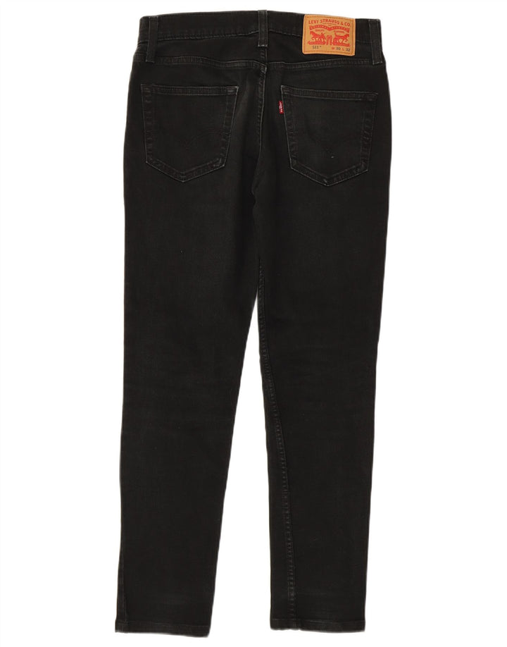 Levi's Masculino 511 Slim Jeans W30 L29 Algodão Preto