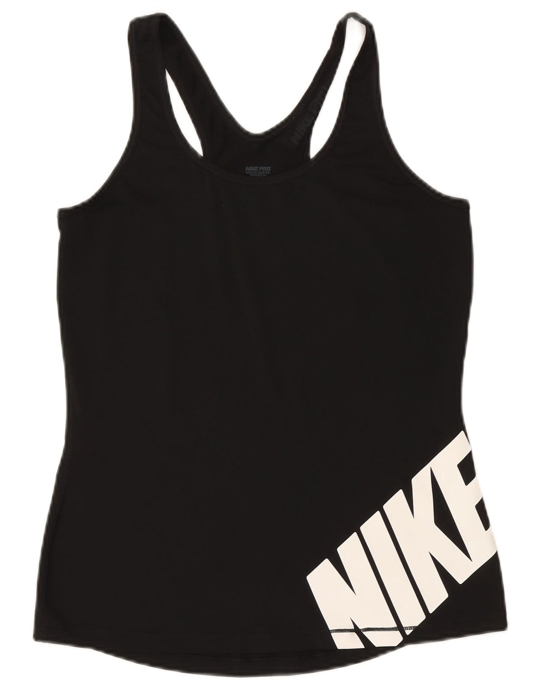Colete gráfico Nike feminino Dri Fit Top UK 14 grande preto