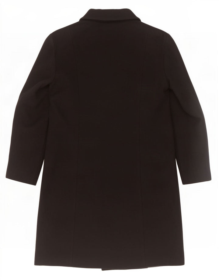 Casaco feminino com peito duplo Max & Co. Reino Unido 14 grande preto