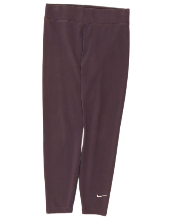 Leggings Nike Feminino UK 10 Pequeno Roxo Algodão