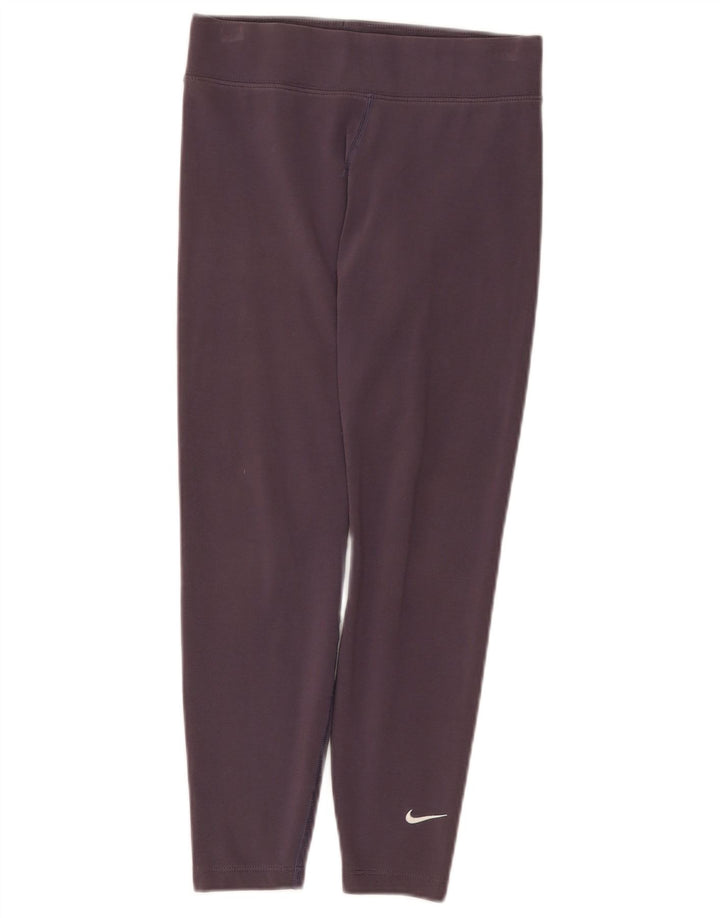 Leggings Nike Feminino UK 10 Pequeno Roxo Algodão