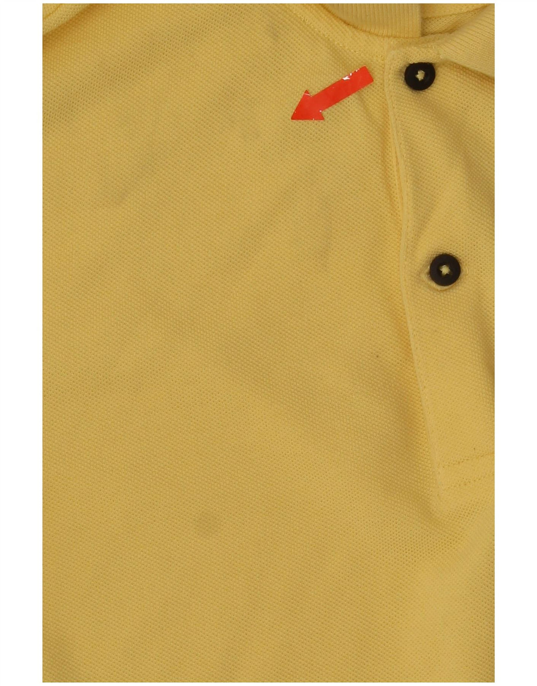 Camisa polo masculina Massimo Dutti médio algodão amarelo