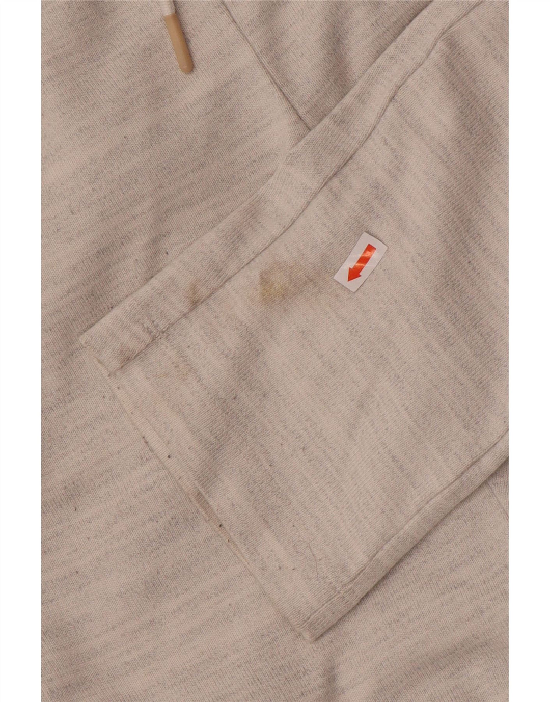 Calça de treino masculina Nike pequena cinza algodão