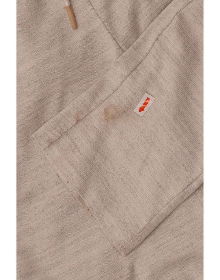 Calça de treino masculina Nike pequena cinza algodão