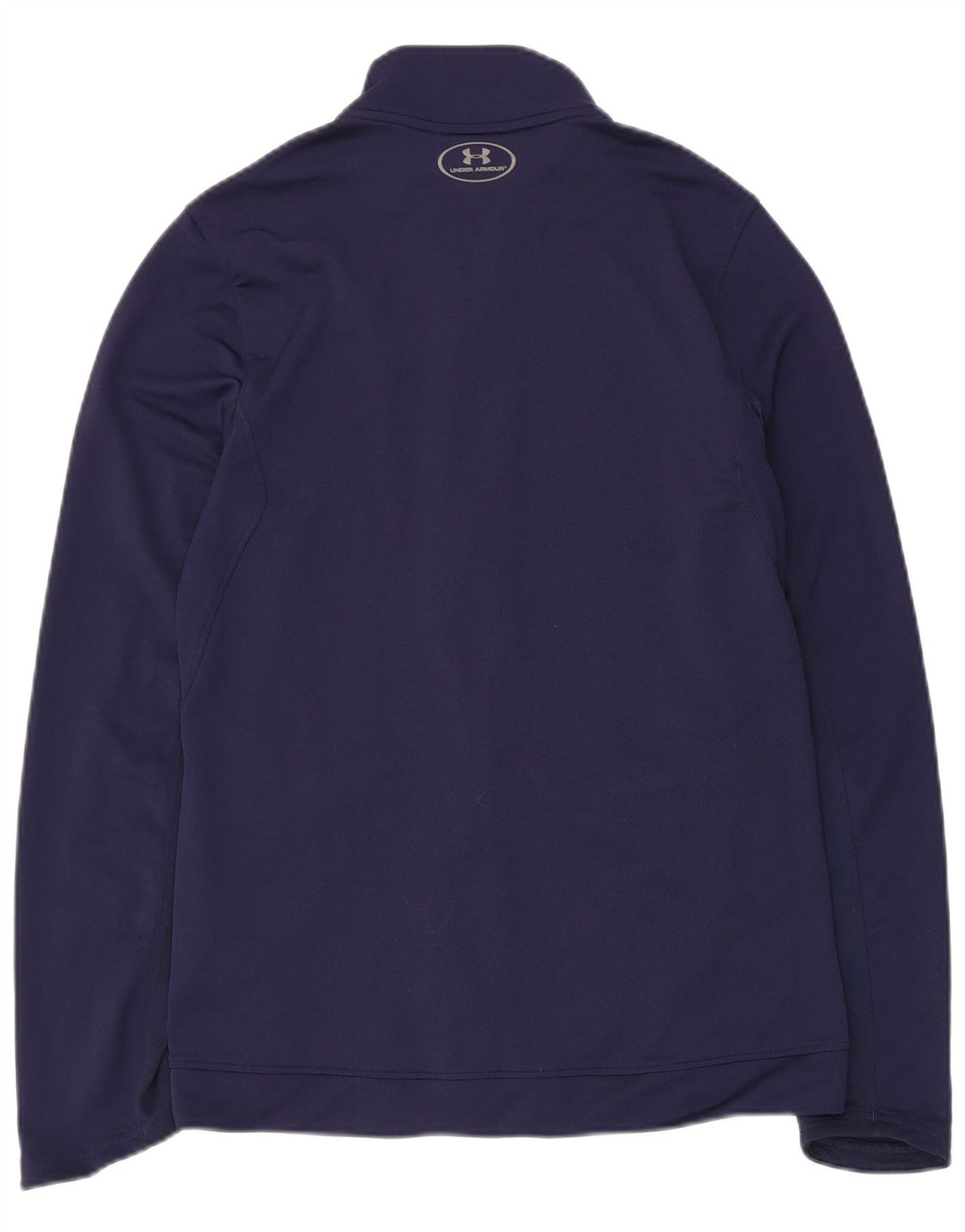 Under Armour Womens Tracksuit Top Jacket UK 12 Médio Azul Marinho Poliéster