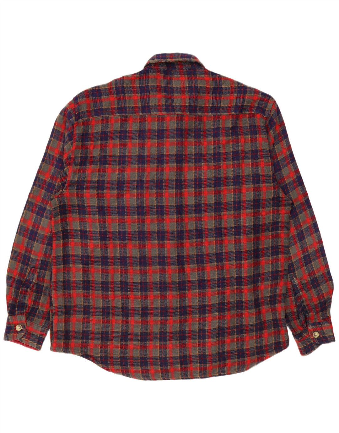 Camisa masculina de flanela Lenhador VINTAGE XL vermelha xadrez