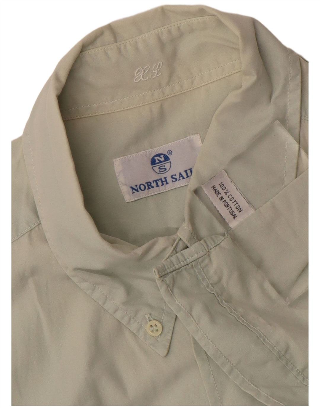 Camisa masculina de manga curta NORTH SAILS XL cinza algodão